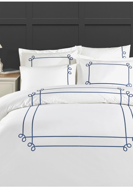 Iseo Beyaz Pamuk Saten Çift Kişilik Nevresim Takımı 200X220 cm fiyatları