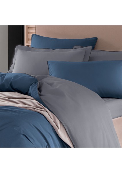 Antrasit Biyeli Indigo Yastık Kılıfı 50X70 cm fiyatları