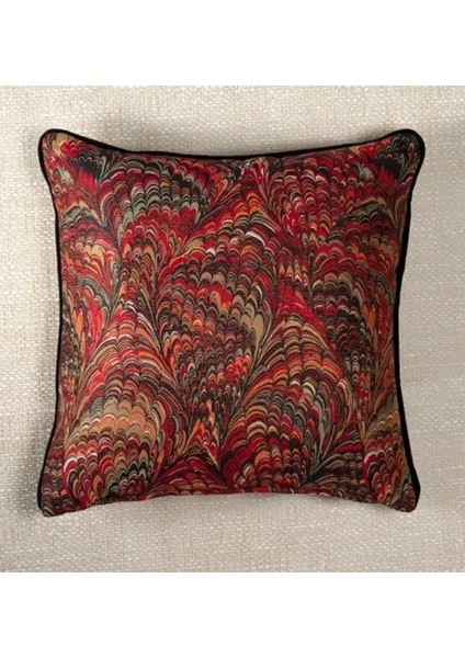 Caido Biyeli Renkli Pamuklu Dekoratif Kırlent 45 x 45 cm modelleri