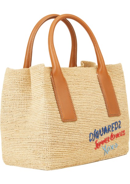 Summer Lovers Naturel Kadın Plaj Çantası modelleri