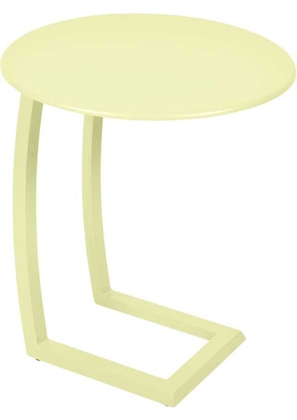 Alize Sarı Metal Bahçe Sehpası