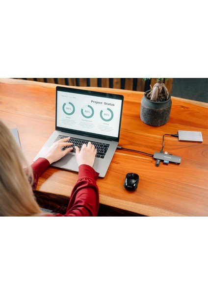 32151 8 Port Hub Cmh-08 Usb-C Pro Çevirici Dönüştürücü