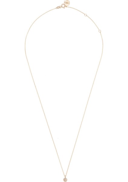 Yuvarlak Pırlanta Taşlı 14 Ayar Altın Kadın Kolye fiyatları