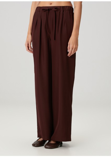 Bordo Ipek Pantolon modelleri