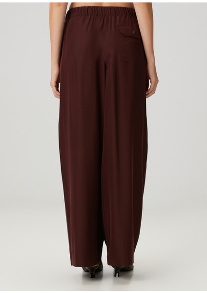Bordo Ipek Pantolon fırsatları