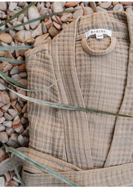 Cocoon Bej %100 Pamuk Kadın Bornoz modelleri