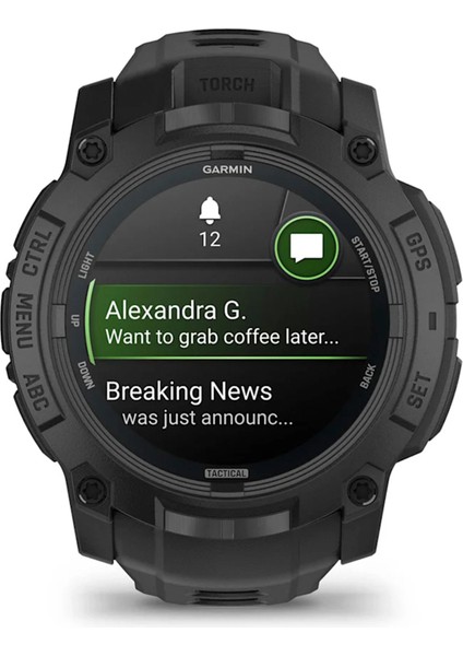 Instinct 3 50 mm Amoled Tactical Edition Siyah Silikon Kayış Akıllı Saat indirimleri