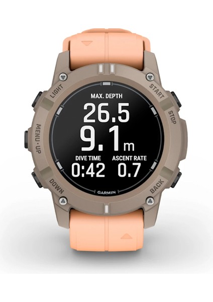 Descent G2 45 mm Pembe Silikon Kayışlı Akıllı Saat modelleri