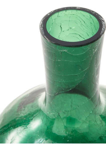 Ball Body Koyu Yeşil Cam Vazo fiyatları