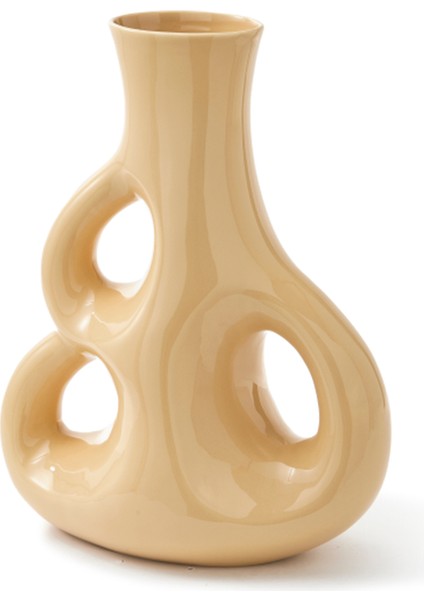 Three Ears M Bej Seramik Vazo fiyatları