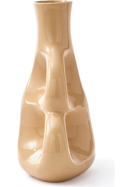 Three Ears M Bej Seramik Vazo indirimleri