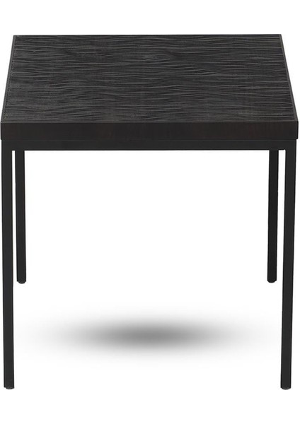 Malang Dark Brown Yan Sehpa 40 x 40 cm fırsatları