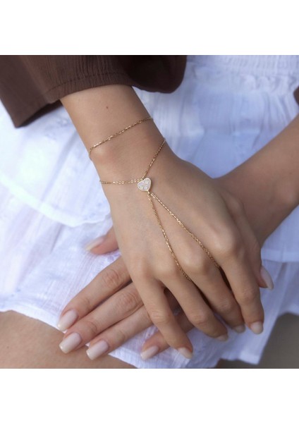 Pink Polaris 14 Ayar Altın Kadın Şahmeran Bileklik fiyatları