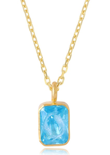 Duality 925 Ayar Gümüş Üzeri 22 Ayar Altın Kaplama Kadın Kolye