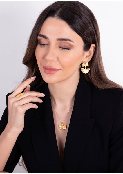 Iki Ginkgo 925 Ayar Gümüş Kadın Küpe fiyatları