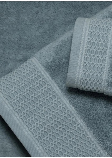 Poppy Mavi Pamuklu Banyo Havlusu 90 x 150 cm modelleri