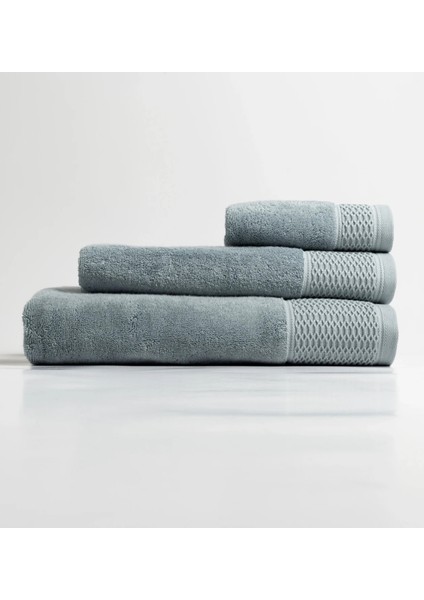 Poppy Mavi Pamuklu Banyo Havlusu 90 x 150 cm indirimleri