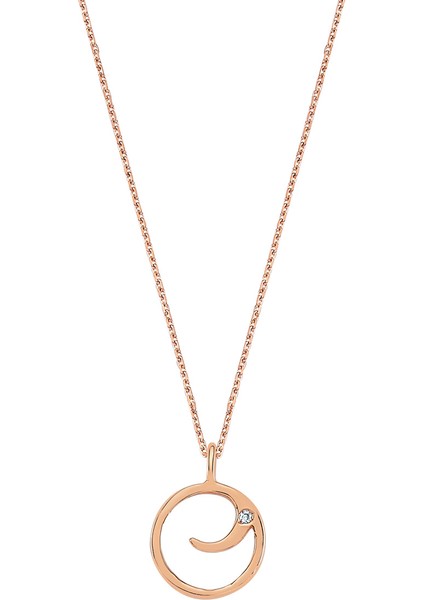 Shakti Geometrik Formlu Kadın Altın Kolye