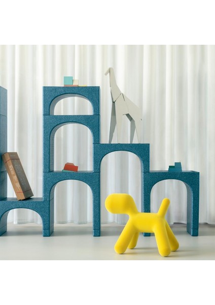 Puppy Medium Yellow Köpek Heykeli modelleri