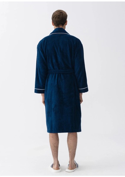 Pansy Pima Lacivert Pamuklu Unisex Bornoz fiyatları