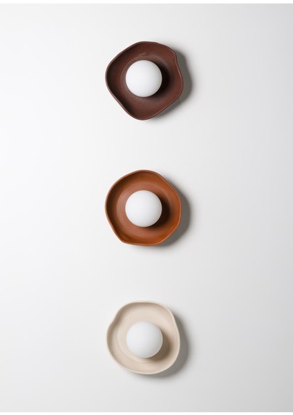 Terra Kahverengi El Yapımı Seramik Aplik fiyatları