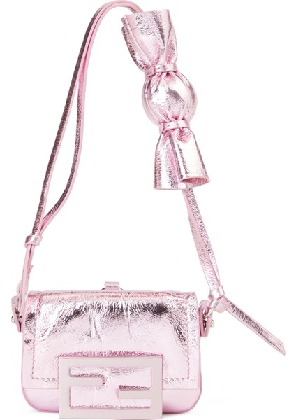 Nano Lila Kadın Deri Çanta