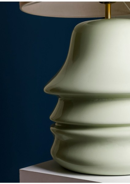 Mona Lamp Yeşil Ahşap Abajur indirimleri