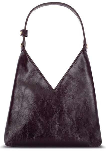 Lyra Bordo Kadın Deri Omuz Çantası fiyatları