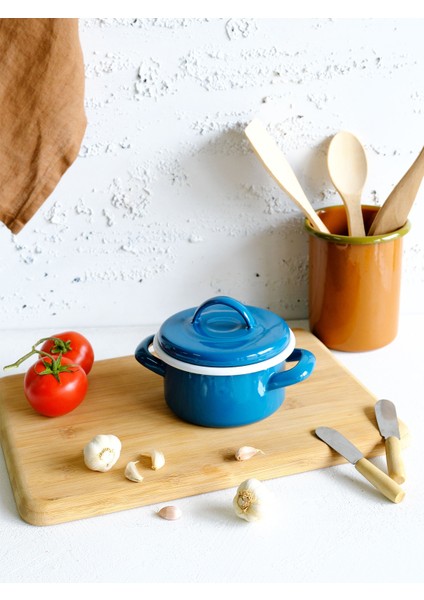 Petrol Emaye Mini Tencere 12 cm fırsatları