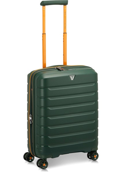 41818381-81 Trolley Cabina 4r B-Flying Move Nero Fumo Yeşil Bavul 55 cm