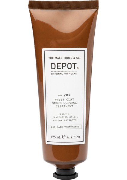 No. 207 White Clay Sebum Control Treatment Saç Bakım Ürünü 125 ml