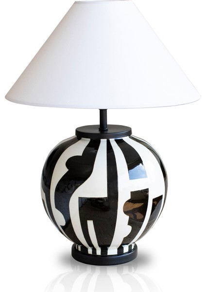 Mini Rome El Yapımı Seramik Abajur