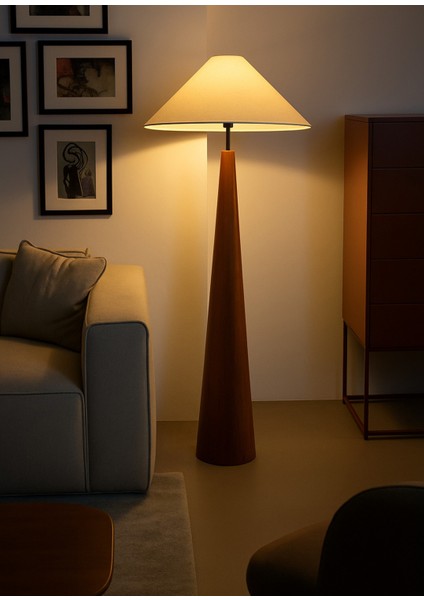 Craft Floor Lamp Ahşap Lambader modelleri