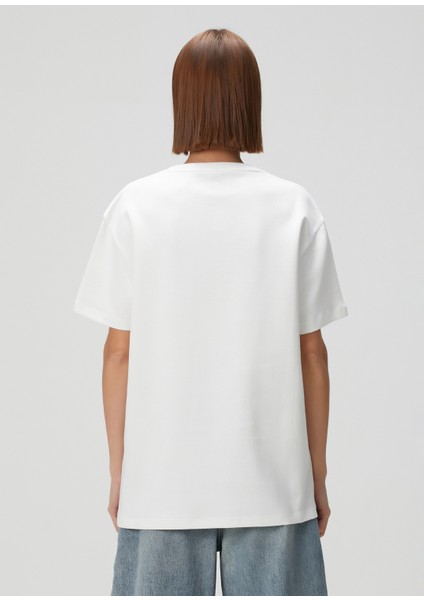 Beyaz Baskılı T-Shirt fırsatları
