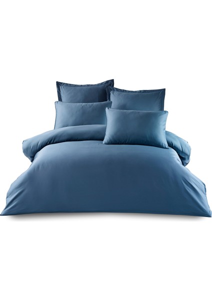 Palermo Mavi Çift Kişilik Nevresim Takımı 200X220 cm