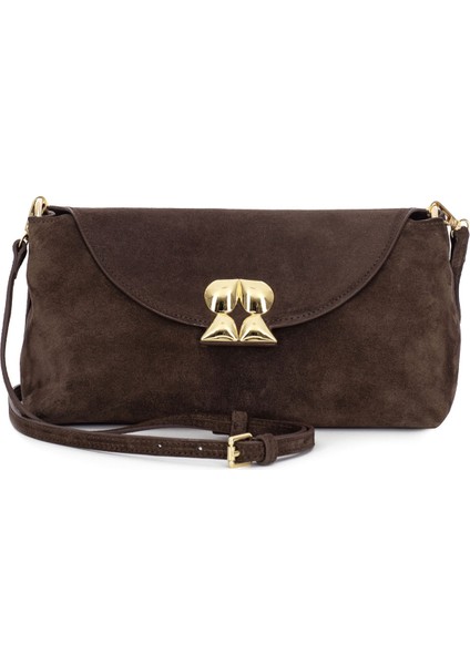 Rhea Kahverengi Kadın Süet Çanta