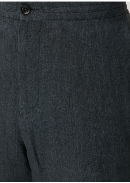 Lacivert Keten Formal Pantolon fırsatları