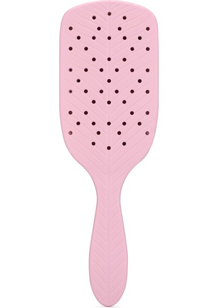 Go Green Paddle Detangler Pembe Kalın Telli Saçlar Için Geniş Saç Fırçası fiyatları