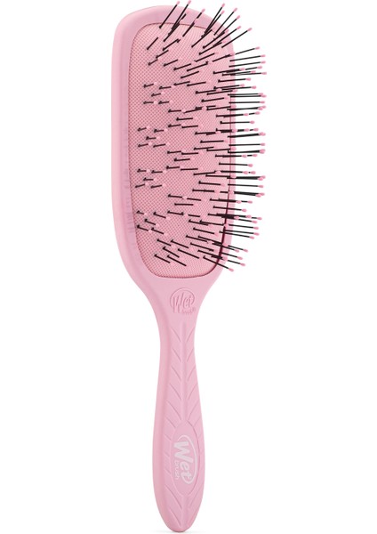 Go Green Paddle Detangler Pembe Kalın Telli Saçlar Için Geniş Saç Fırçası modelleri