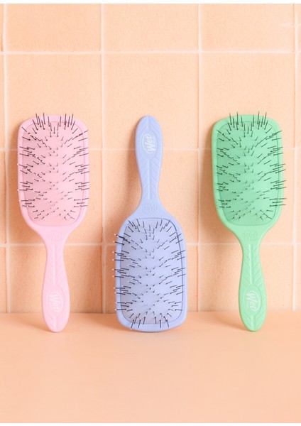Go Green Paddle Detangler Pembe Kalın Telli Saçlar Için Geniş Saç Fırçası fırsatları