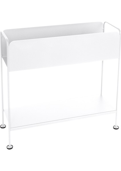 Picolina Ayaklı Beyaz Metal Saksılık