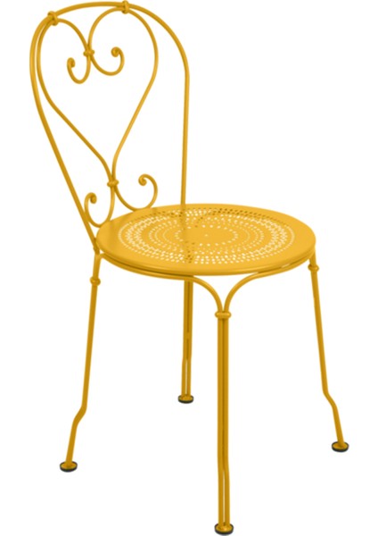 Sarı Alüminyum Bahçe Sandalyesi