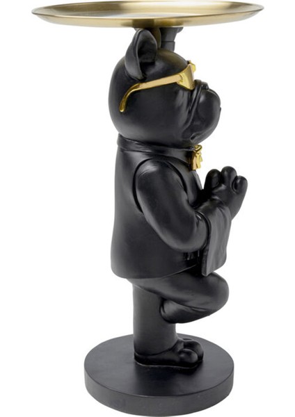Side Table Cool Bulldog Tray Black Yan Sehpa fırsatları