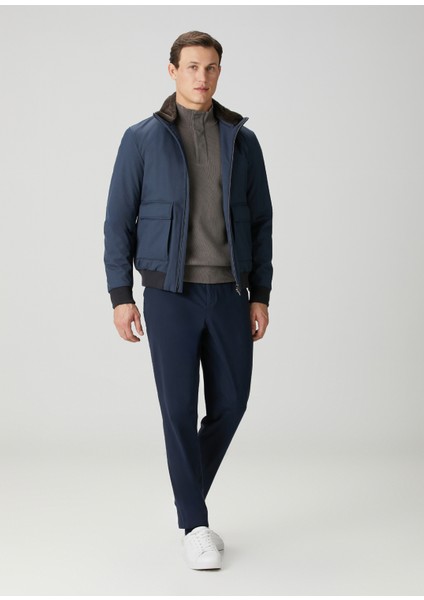 Koyu Kahverengi Yakası Düğmeli Sweatshirt fiyatları