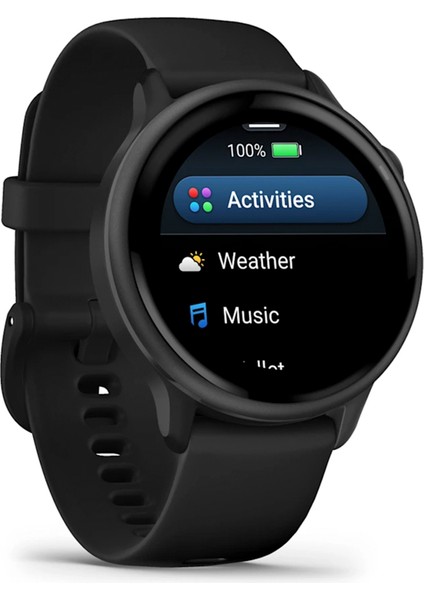 Vivoactive 6 42 mm Siyah Silikon Kayışlı Akıllı Saat modelleri