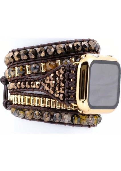 Yinyang Wrap 38/41 mm Apple Watch Uyumlu Kadın Akıllı Saat Kordon fiyatları