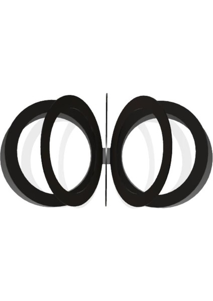 Fan Black Lake Metal Cam Dergi Rafı modelleri