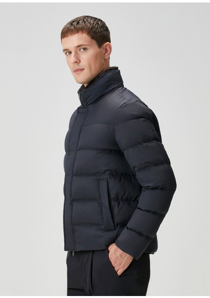 Lacivert Puff Mont modelleri