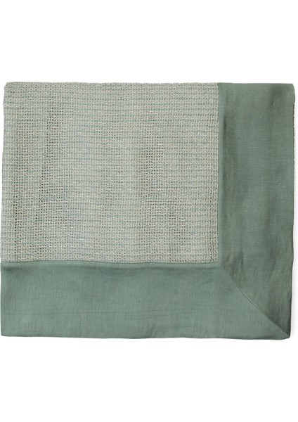 Yeşil Keten Masa Örtüsü
