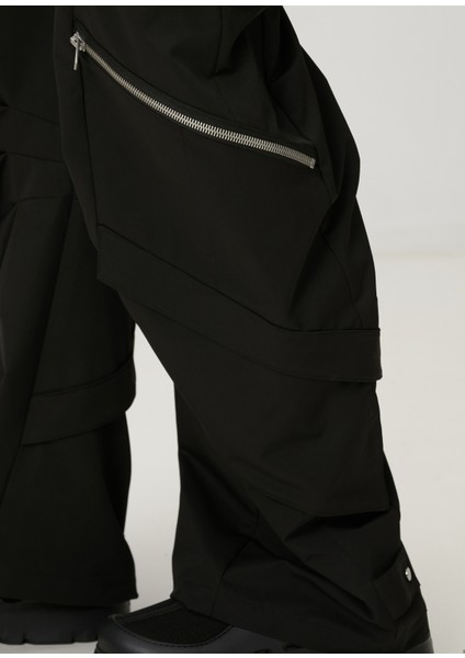 Siyah Kargo Pantolon